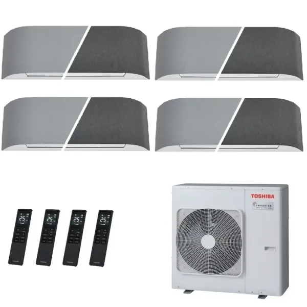 Toshiba Quadri Split 12+12+12+12 Btu Haori RAS-4M27G3AVG-E