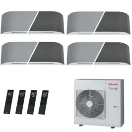 Toshiba Quadri Split 12+12+12+12 Btu Haori RAS-5M34G3AVG-E1