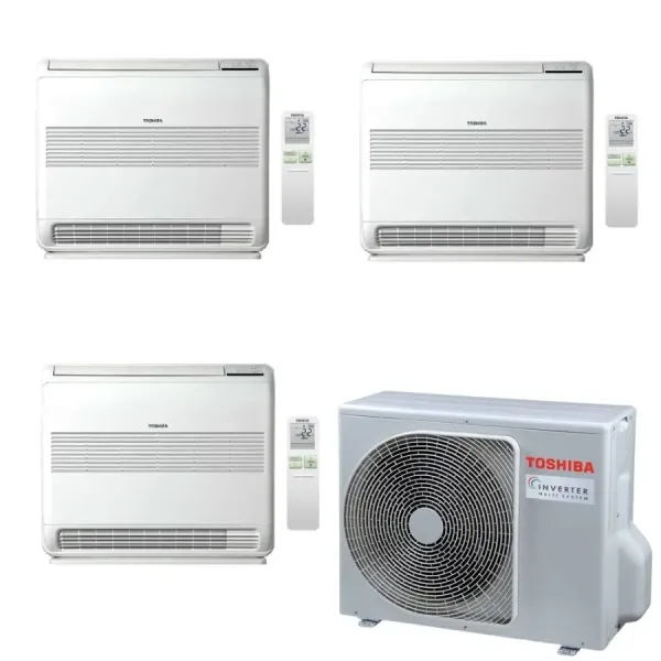 Toshiba Trio Split 9+9+12 Btu Console RAS-3M18G3AVG-E