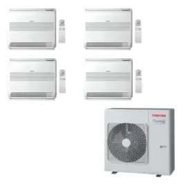 Toshiba Quadri Split 7+7+7+12 Btu Console RAS-4M27G3AVG-E