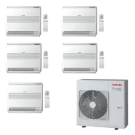 Toshiba Penta Split 9+9+9+9+12 Btu Console RAS-5M34G3AVG-E1