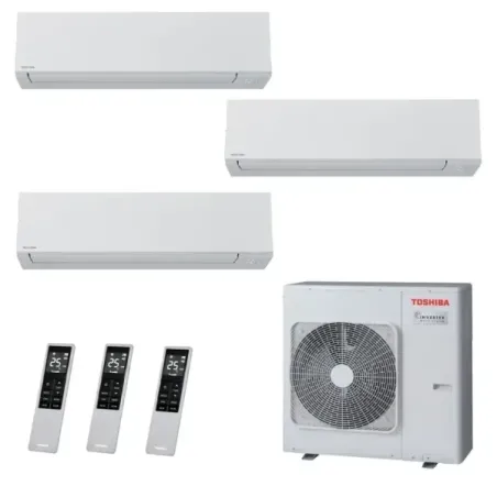 Toshiba Trio Split 12+12+22 Btu Shorai Edge RAS-4M27G3AVG-E