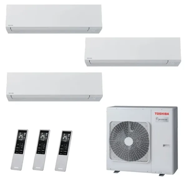 Toshiba Trio Split 12+12+24 Btu Shorai Edge RAS-4M27G3AVG-E