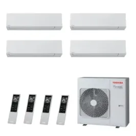 Toshiba Quadri Split 7+7+7+7 Btu Shorai Edge RAS-4M27G3AVG-E