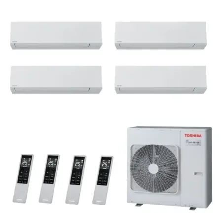 Toshiba Quadri Split 9+9+9+12 Btu Shorai Edge RAS-4M27G3AVG-E