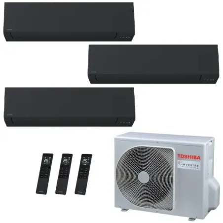 Toshiba Trio Split 9+9+15 Btu Shorai Edge RAS-3M26G3AVG-E