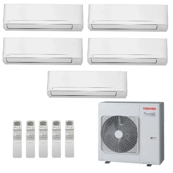 Toshiba Penta Split 9+9+9+9+12 Btu Seiya Smart RAS-5M34G3AVG-E1