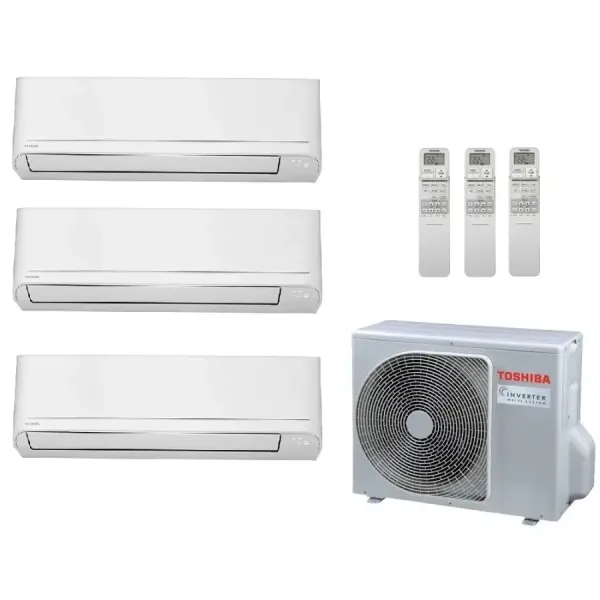 Toshiba Trio Split 9+12+12 Btu Seiya Classic RAS-3M26G3AVG-E