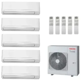 Toshiba Penta Split 9+9+9+12+12 Btu Seiya Classic RAS-5M34G3AVG-E1