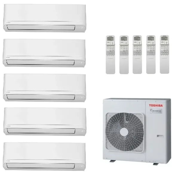 Toshiba Penta Split 12+12+12+12+12 Btu Seiya Classic RAS-5M34G3AVG-E1